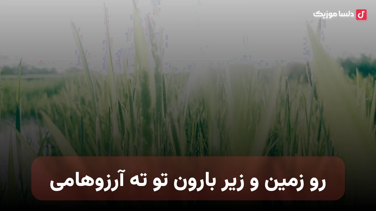 رو زمین و زیر بارون تو ته آرزوهامی از ارس ارجمند